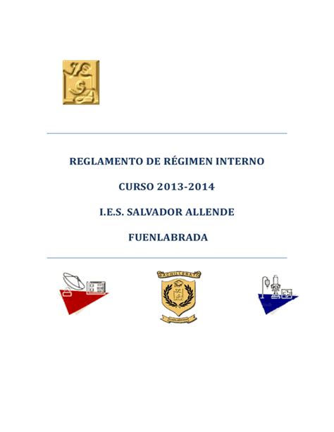 Reglamento De Rgimen Interno