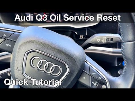 Come Resettare La Spia Di Servizio Dell Audi Q3 2020 Audi Q3 F3