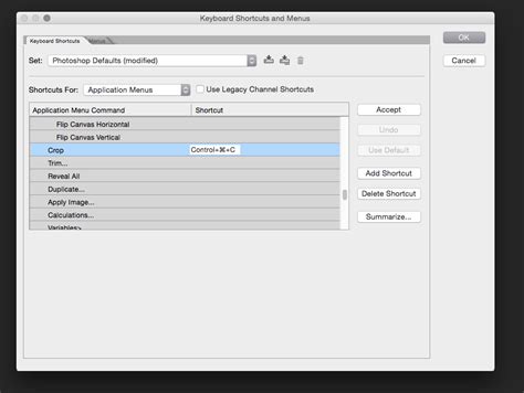 How To Add Crop Keyboard Shortcut To Photoshop