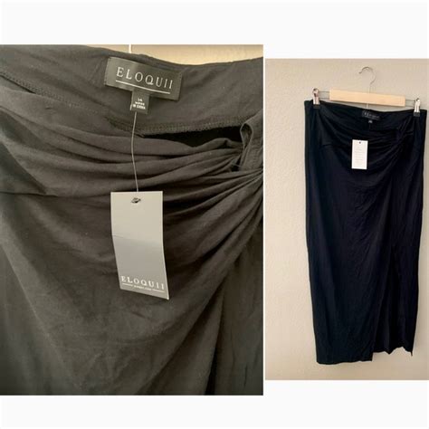 Eloquii Skirts Eloquii Black Maxi Skirt Poshmark