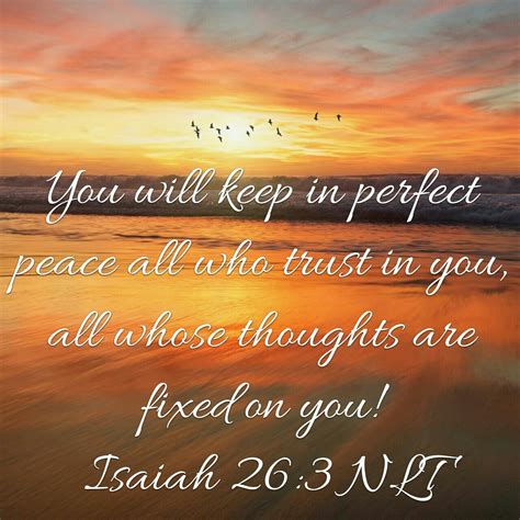 Isaiah 263 Isaiah 26 Perfect Peace Isaiah 26 3