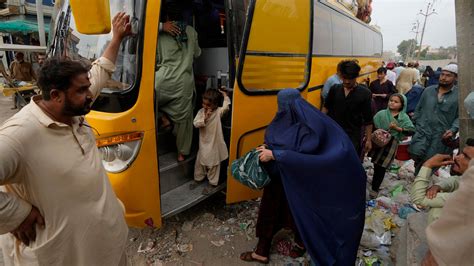 Pakistan Demands Deportations Of Over Million Afghans The New York Times