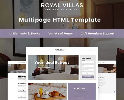 15 Hotel Booking Website Templates To Build Creative Hotels Sites