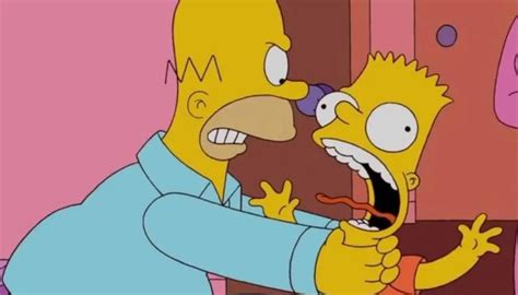 Los Simpson Homero Ya No Estrangular M S A Bart Porque Los Tiempos