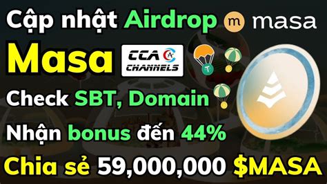 Update Masa Check Airdrop Chia Th Ng Token Masa Youtube