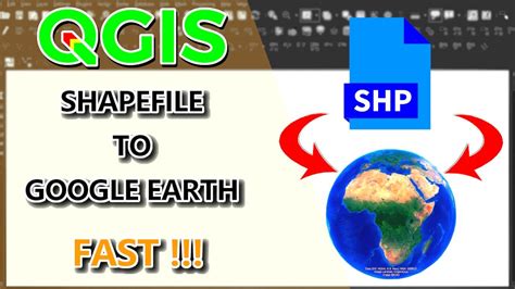 HOW TO CONVERT SHAPEFILE TO GOOGLE EARTH KML FAST QGIS YouTube