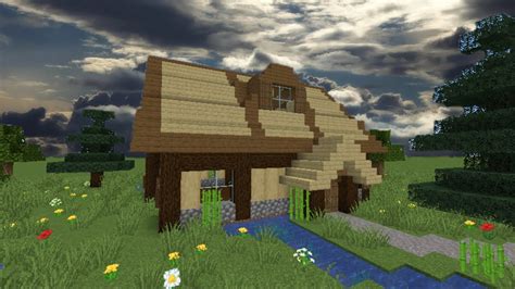 Simpel Huis Bouwen In Minecraft YouTube