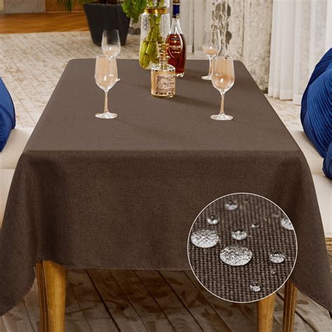 Balcony Falcon Rectangle Tablecloth Washable Waterproof Table Cover