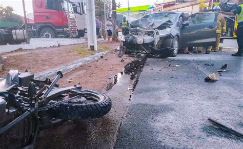 Motociclista Perdi La Vida Tras Colisionar De Manera Frontal Contra Un