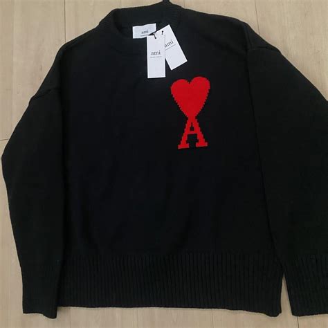 Ami Paris Jumper Brand New Size medium - Depop