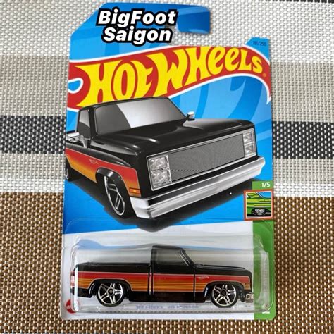 Hot Wheels Chevy Silverado 1983 年卡車模型 HKJ06 HW Slammed 2023 蝦皮購物