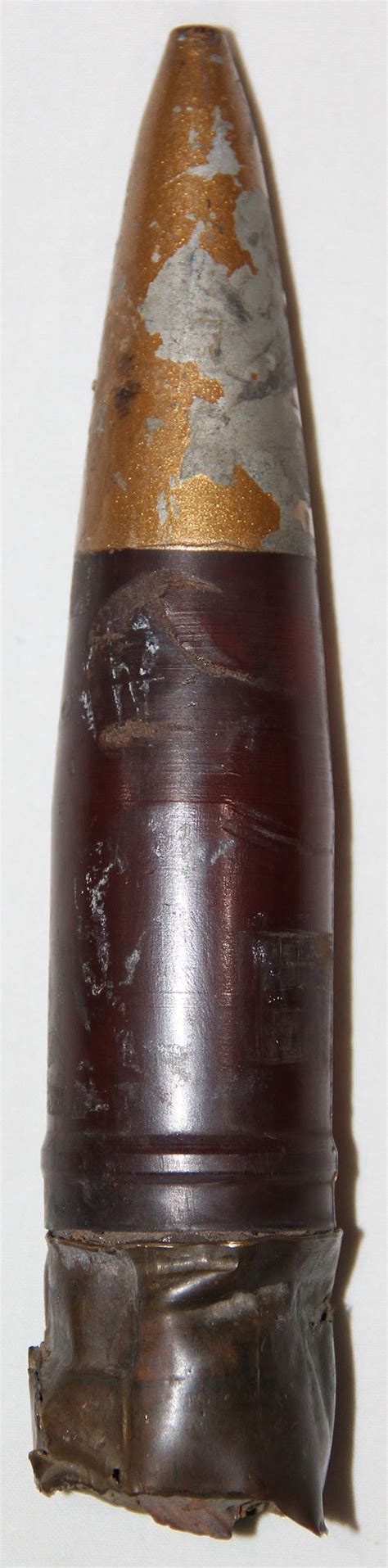 E076 Wwii L70 40mm Bofors Translucent Plastic Training Projectile B