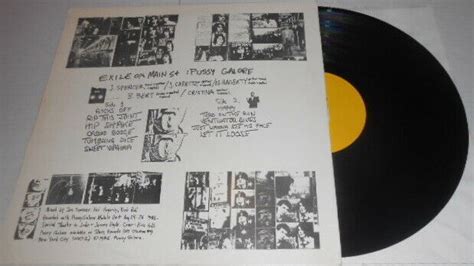 Pussy Galore Exile On Main St Yellow Labels Bootleg Lp Us Pop Catastrophe Co Uk