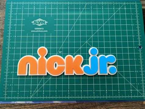 Nick Jr 3D Printed Art Logo Shelf Wall Display Mount | Etsy