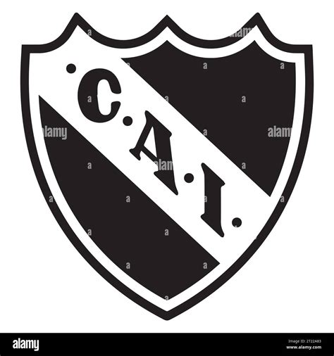 Club Atletico Independiente Black and White Logo Argentine professional football league system ...