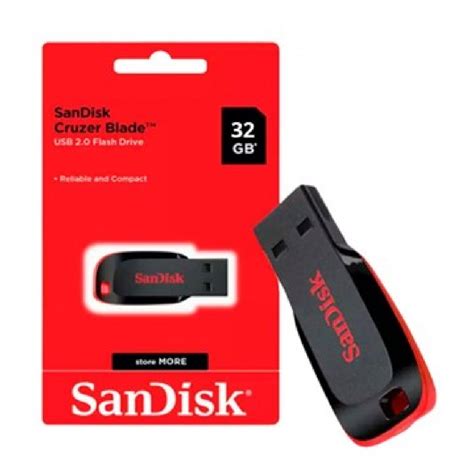 Flash Memory Usb Sandisk Cruzer Blade Gb