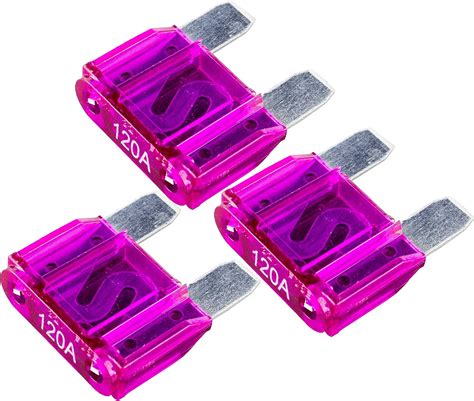 3 Pack 120 Amp Platinum Apx Maxi Fuse Blade 120a Car Truck Boat Marine