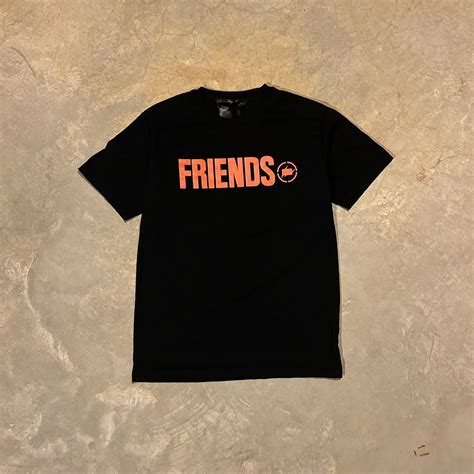 Vlone Vlone X Fragment Design Friends Logo Tee Aap Rare Opium Grailed
