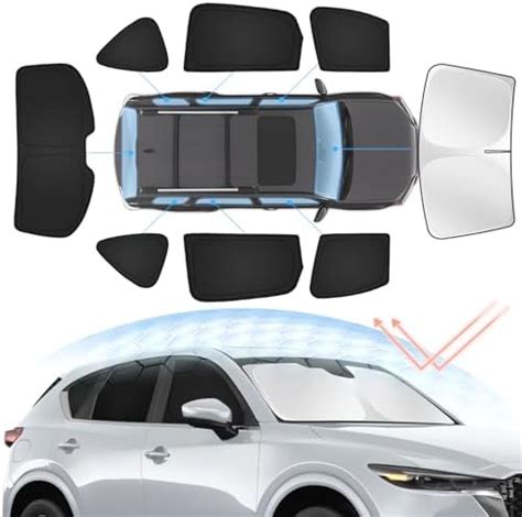 Amazon Sunsdrew Pcs Windshield Sun Shade Kit For Mazda Cx