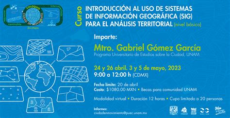 Puec Curso Introducción Al Uso De Sistemas De Información Geográfica