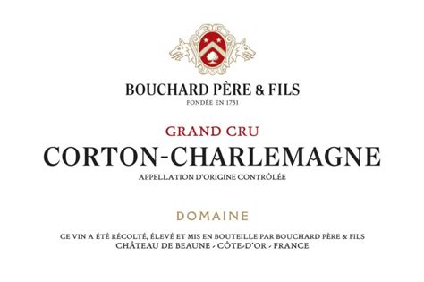 Bouchard Pere Fils Corton Charlemagne Grand Cru Wine