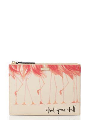 Strut Your Stuff Flamingo Medium Bella Pouch Flamingo Bag Flamingo