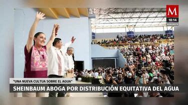 Sheinbaum aboga por distribución equitativa de agua Grupo Milenio