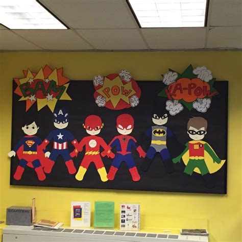 Tfl Summer Reading Superheroes Superhero Bulletin Boards Bulletin