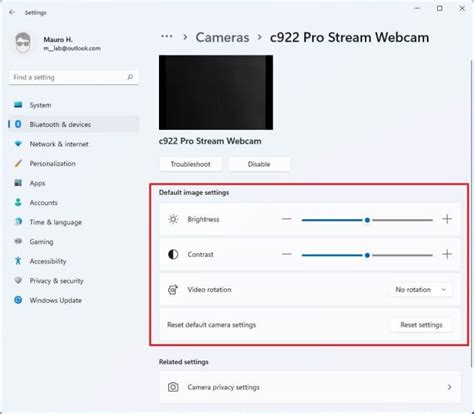 How to change camera settings on Windows 11 - Pureinfotech