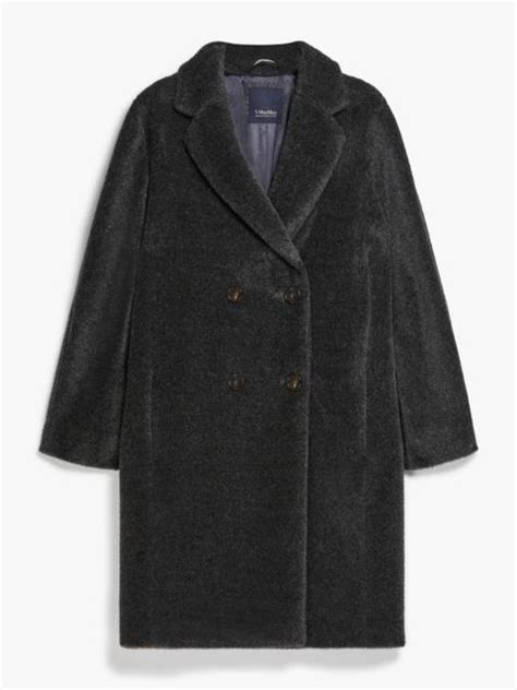 Max Mara Roseto Alpaca And Wool Coat Reversible