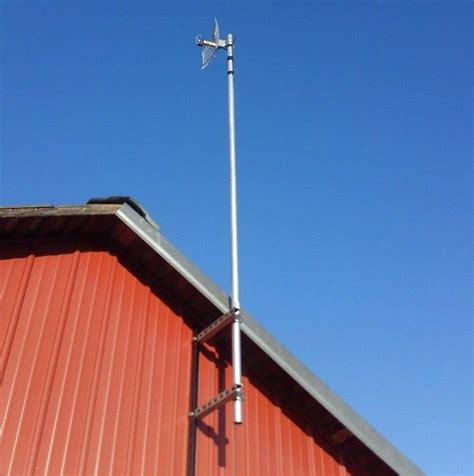 Made In Usa Antenna Mast Wall Mount With To Stand Off Bracket