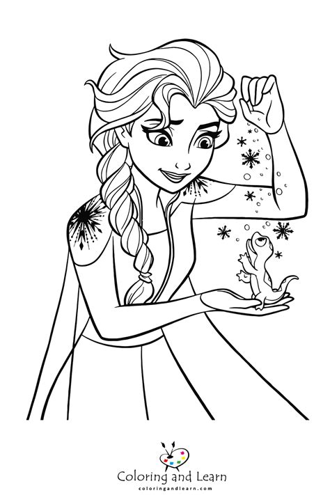 Printable Elsa Coloring Pages For You💘 Rfrozen