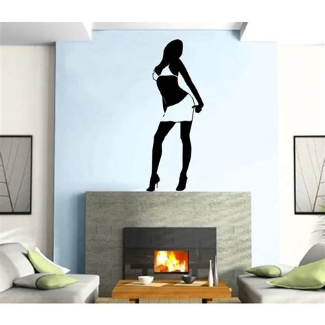 Sexy Girl Club Sticker Naked Decal Muurstickers Posters Vinyl Wall