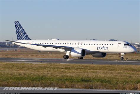 Embraer 195 E2 Std Erj 190 400std Porter Airlines Aviation Photo