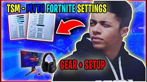 Fornite Chapter 2 TSM Myth Fortnite Settings Keybinds Gear Setup