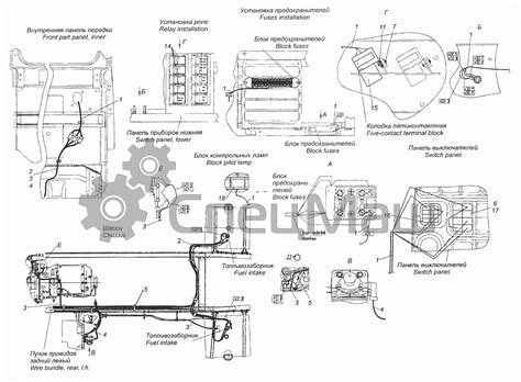 65115-3700011-25 Электрооборудование. Расположение на автомобиле на ...
