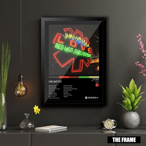 Quadro A Spotify Album Unlimited Red Hot Chili Peppers Elo