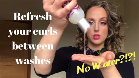 Refresh Your Curls Between Washes With No Water Dry Refresh Tutorial