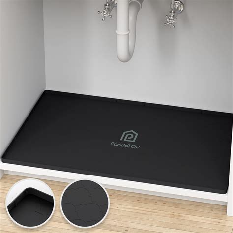 Under Sink Mat Kitchen Cabinet Tray Flexible Waterproof