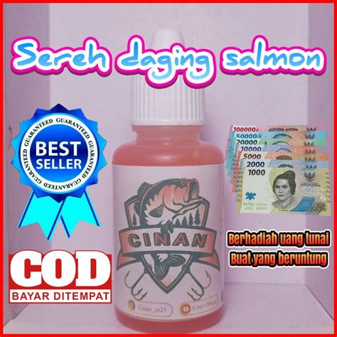 Jual ESSEN SEREH SUPER GACOR SEREH DAGING SALMON UNTUK IKAN MAS RAME