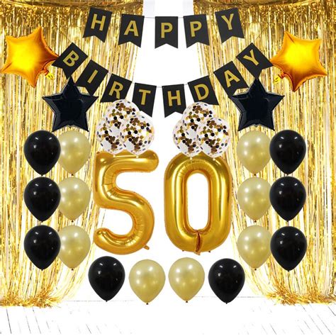 Buy 50th Birthday Decorations Ts For Men And Women 50 Birthday Party