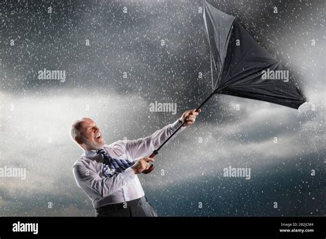 Inside out umbrella hi-res stock photography and images - Alamy