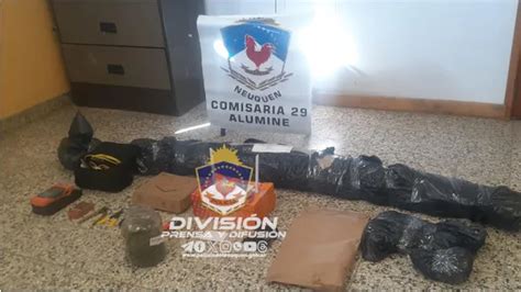 Aluminé investigaban un robo y encontraron un narcovivero