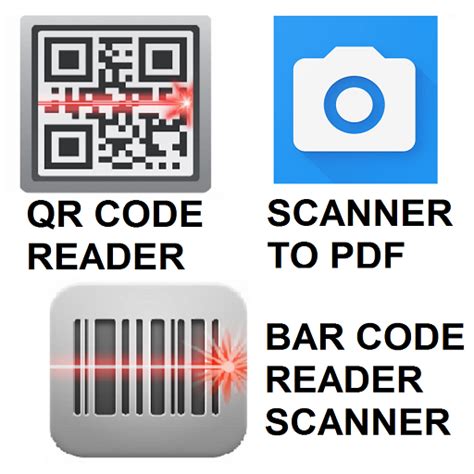 Qr Code Reader Barcode Scanner Camera Scan To Pdf App On The Amazon