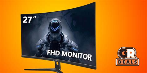 Get the CRUA 27" Curved Gaming Monitor for the Discounted Price of $159.99