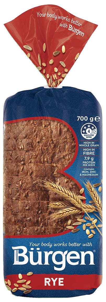 Wholemeal Seeds Bürgen Bread Australia