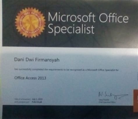 Soal Ujian Sertifikasi Microsoft Office Berkas Belajar