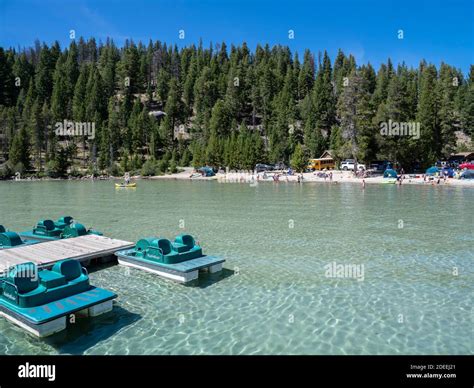 Redfish Lake Lodge marina, Sawtooth National Recreation Area, Stanley ...