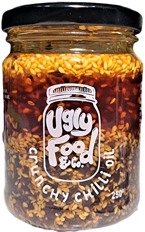 UGLY FOOD CO CRUNCHY CHILLI OIL 250G : Rossi's Fresh Grocer