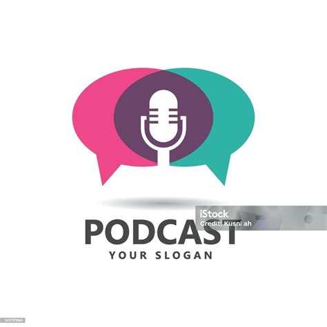 Podcast Logo Vector Icon Illustration Stock Illustration Download